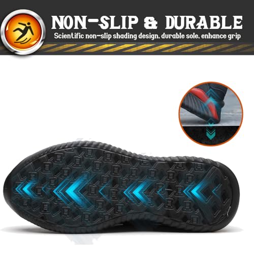 Image of Steel Toe Safety Shoes for Men Women Work Sneakers Breathable Lightweight Industrial & Construction Shoe