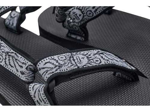 Image of Teva Men's Original Universal Sport Sandal, Windy Summer Black /Grey, 7