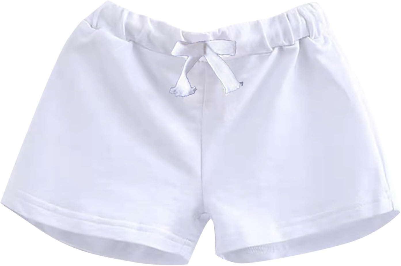 Toddler Shorts Casual Baby Boys Pull On Joggers Short Drawstring Elastic Waist Girls Cotton Pants with Pocket Beach