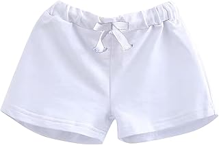 Pantalones cortos de algodón de color caramelo para niños, pantalones deportivos para primavera y verano, cintura elástica, cómodos, informales, para estudiantes, jardín de infantes, pantalones cortos