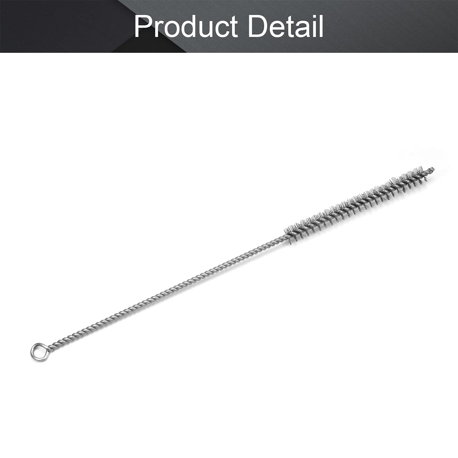 Lot De 5 Brosses De Nettoyage En Fil D'acier 12mm Pour Tubes - Longueur 315mm - Marque Uxcell - Neuf