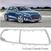 FCBJX Center Console Gear Shift Panel Cover Surround Trim for 2013-2020 Audi A3 S3 RS3 Interior Frame Front Chrome ABS 8V0864260B3Q7 8V0864260A