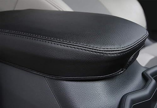 Miniatura 5 de BEERTE Fundas de consola central para reposabrazos de automóvil para Toyota RAV4 2019-2025, funda negra para reposabrazos de automóvil, resistente a