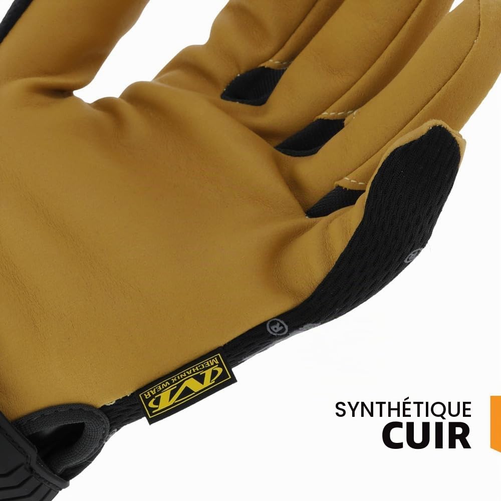 Mechanix Wear - Material4X Original Gants (X-Large, Noir/Marron)