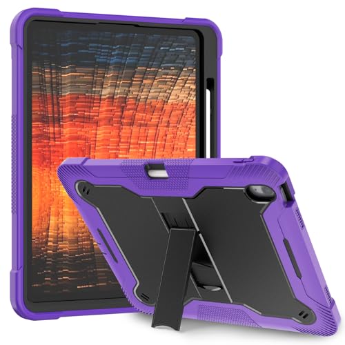 Coque hybride iPad Air 13 M2 antichoc avec béquille arrière ajustable