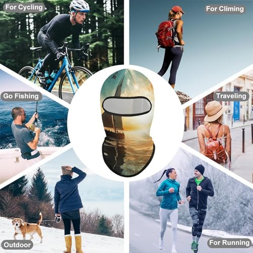 Balaclava para hombres, máscara para esquí, barco o invierno, cubre cara para ciclismo miniatura 6