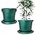 KameL - Gallon Pots for Plants with Saucer – 5Pcs Nursery Pots 12 Gallon – Highly Durable and Sturdy Large Plastic Plant pots– Bottom Drainage Design
