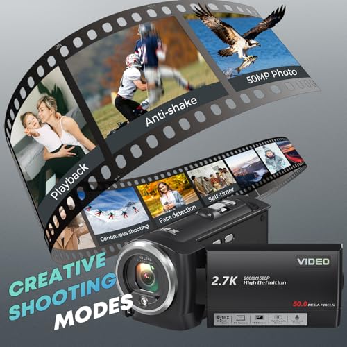4K Camcorder for YouTube Vlogging