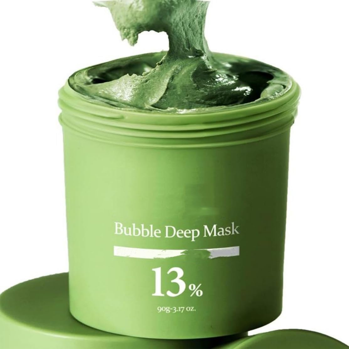 Saint Basil Bubble Deep Cleansing Mask, 90g - Carbonated Pore Purifying Mask, reduces blackheads and excess oil, improves shine, suitable for oily and combination skin