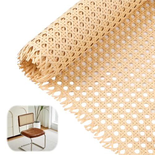 BDHYYM Ratán Rollo PE 40x200 CM, Rollo Plancha de Rattan Tejida, Rejilla Mimbre para Muebles de Reciclaje, Proyectos de Bricolaje, Decoración del Hogar