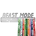 United Medals Beast Mode - Gancio sportivo per medaglie, in acciaio inox (3 aste per appendere fino a 48 medaglie)