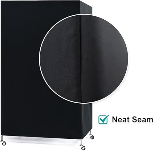 Miniatura 5 de PONY DANCE Pets Product - Funda universal para jaula de pájaros, opaca y transpirable, para buenas noches de mascotas, grande, negro, 31 pulgadas de