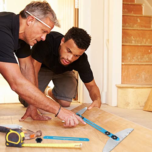 Stair Treads Gauge Template Tool Stair Jig Measuring Stair Tool, Shelf Scribe Tool for Stairs Risers Shelf and Cutting Drywall, 11.4In to 60.7In, Stair Tool Box 3 Stair Treads Gauge Template Tool Stair Jig Measuring Stair Tool, Shelf Scribe Tool for Stairs Risers Shelf and Cutting Drywall, 11.4In to 60.7In, Stair Tool Box - Image 3