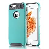iPhone 6S Plus Case, technext020 Mint Armor Case for iPhone 6S Plus Slim Hybrid Dual Layer Shockproof Tough Plastic Silicone Hard Cover for Apple iPhone 6 6S Plus Bumper Back cover
