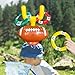 Almencla Football Ring Toss Hat Inflatable Toy Outdoor Yard Game Ring Toss Party Game Throwing Ring Game for Xmas Indoor Birthday Kids