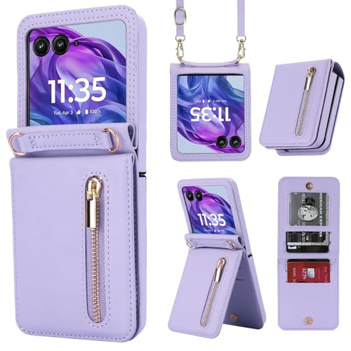 Étui Motorola Razr 2025 violet idéal pour vos sorties sans vous encombrer