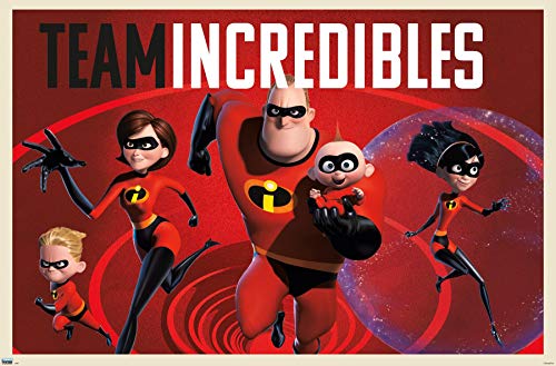 Trends International Disney Pixar The Incredibles 2-Family Wall Poster, 22.375 in x 34 in, Unframed Version