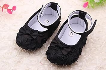 Newborn baby girl black shoes Clearance