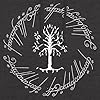 Spreadshirt The Lord Of The Rings The White Tree Of Gondor Unisex Hoodie, S, charcoal grey #2