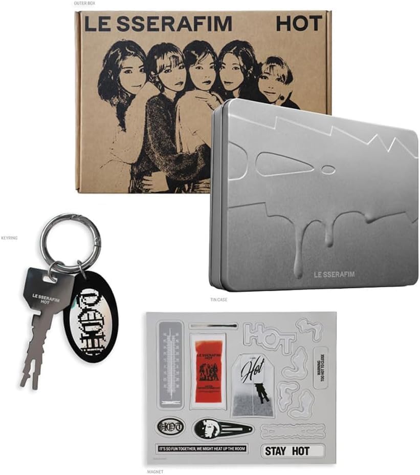 [+YES24 POB] (TIN CASE VER.) LESSERAFIM - 5th Mini Album [HOT]