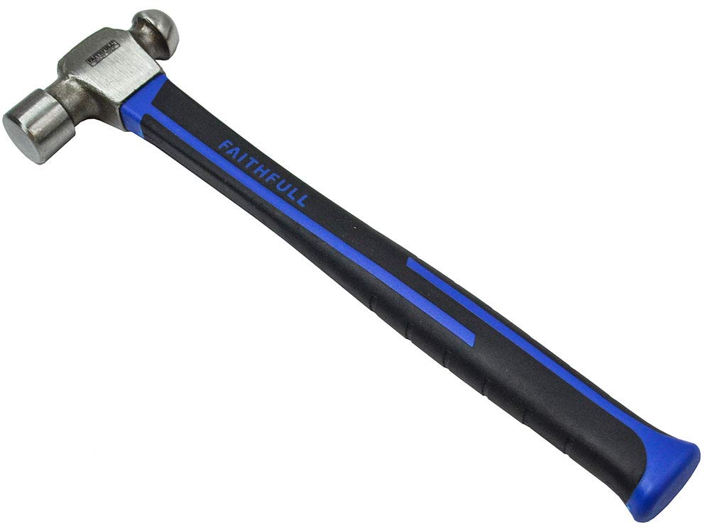 Faithfull Multi Bph8fg Ball Pein Hammer Fibreglass Shaft 8Oz