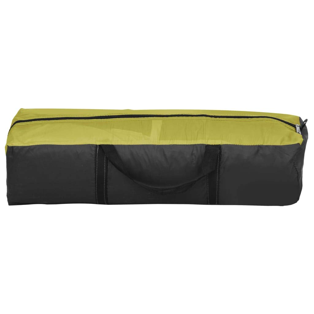 vidaXL Carpa de Fiesta con LED 4 Paredes Laterales Verde 3,6x3,6x2,3 m