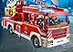 PLAYMOBIL City Action 9463 Feuerwehr-Leiterfahrzeug mit Licht und Sound, Ab 5 Jahren