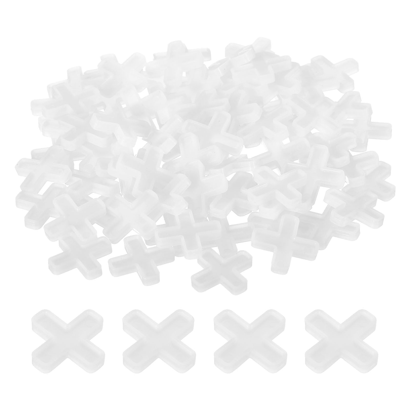 TA-VIGOR 800Pcs Tile Spacers, 6mm 1/4" Cross Shape Wall Floor Tiling Tools