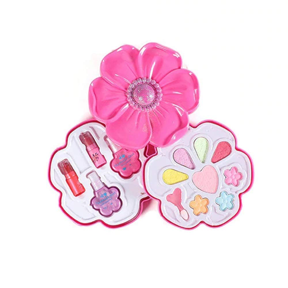 Amazon | Tolacos キッズコスメメイクセット回転花形状 おもちゃ