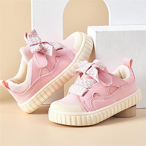 Kids Lace Sneakers Flat Non Slip Running Breathable Sport Shoes Ankle Comfy Boys Girls Non Slip First Walking Shoes3