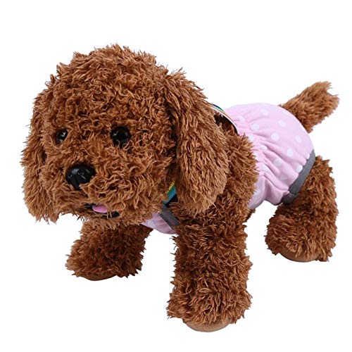 Image of Washable Female Dog Diapers Underwear, 6Sizes Pet Sanitary Pants Cloth Diaper Nappy Covers Underwear Reusable Suspender(S /10号)