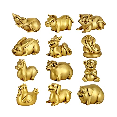 Ornements d'animaux du zodiaque en laiton pour sublimer votre bureau chic