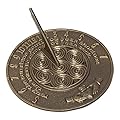Whitehall 00777 Claddagh Sundial in French Bronze