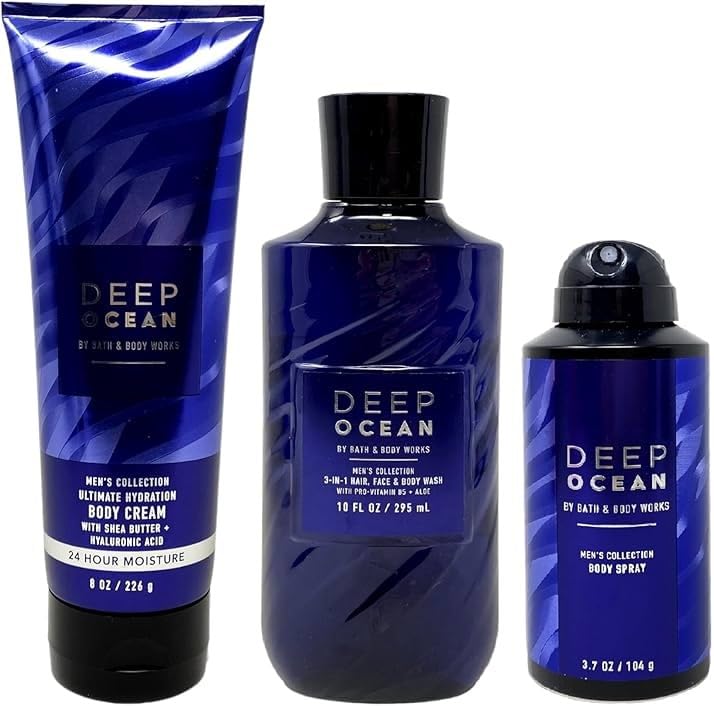 Bath & Body Deep Ocean Men's 3Pcs Gift Pack
