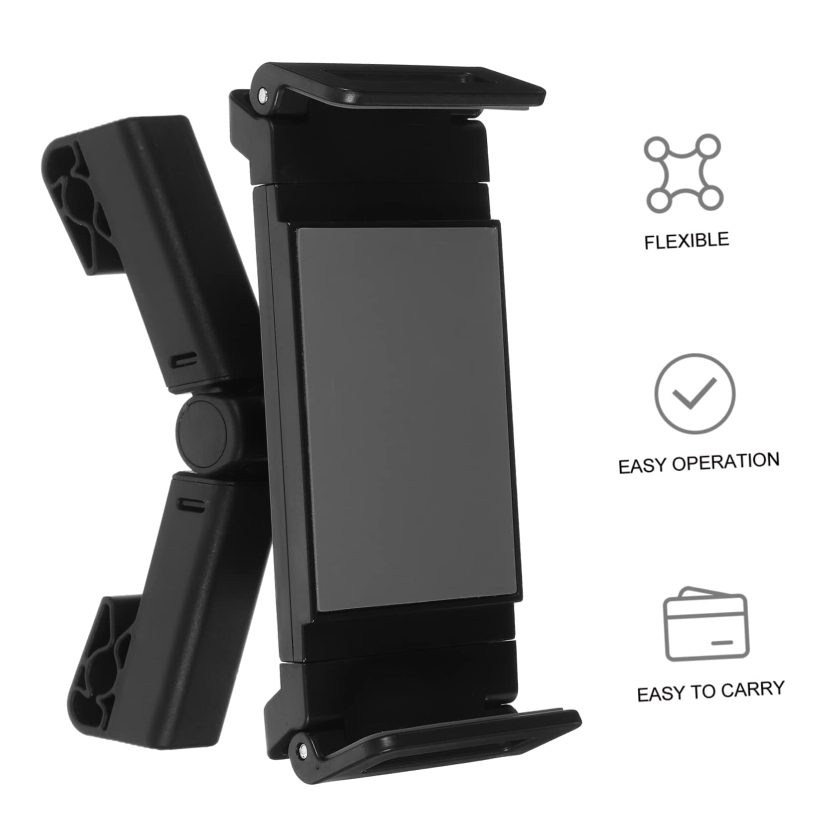 KOMBIUDA Car Headrest Tablet Holder Adjustable Mount for Backseat Use Compatibility for Tablets Phones Durable Material Convenient Charging