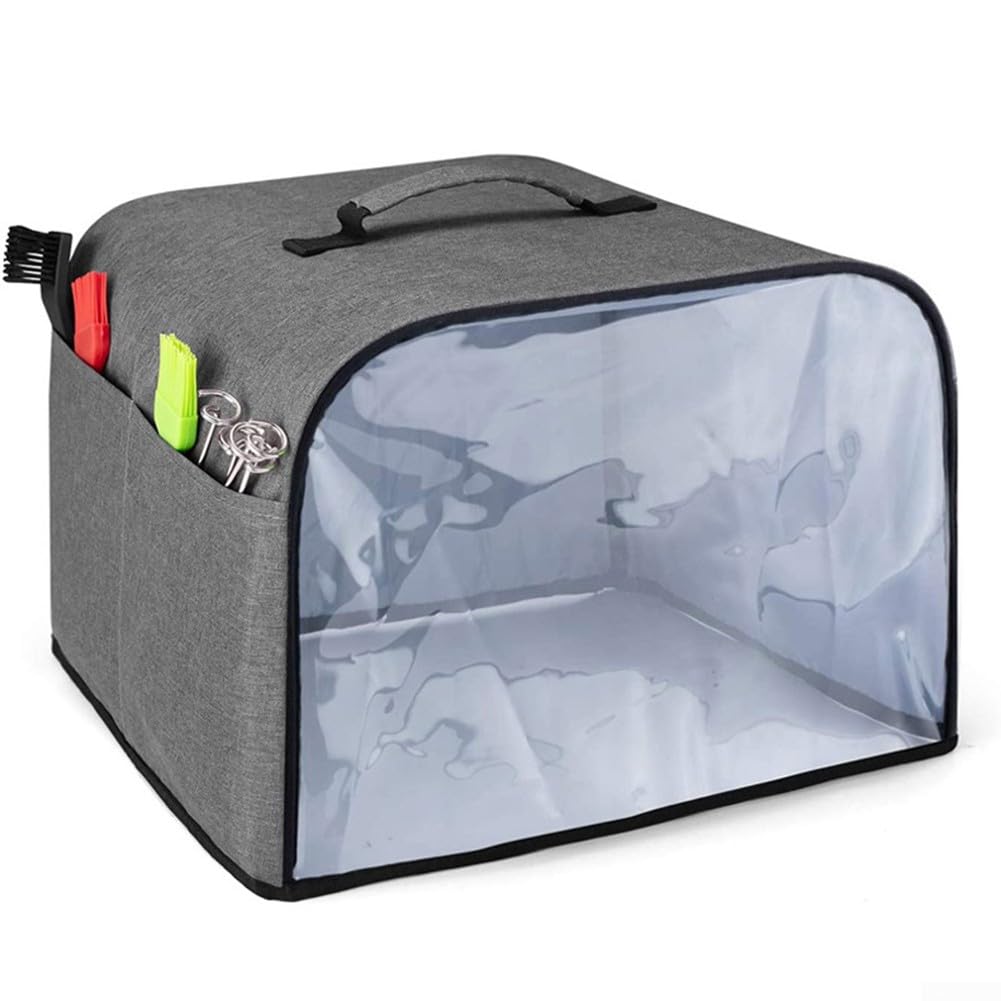 Toaster Cover,Oxford Cloth Toaster Dust Cover, Toaster Dust Cover With Top Handle For 2-slice Toaster,13X14x9.75inch(2)