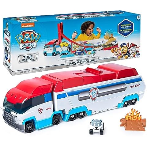 PAW Patrol, Launch’N Haul PAW Patroller, Transforming 2-in-1 Track Set for True Metal Die-Cast Vehicles, Kids Toys for Boys & Girls Ages 3 and Up Cover