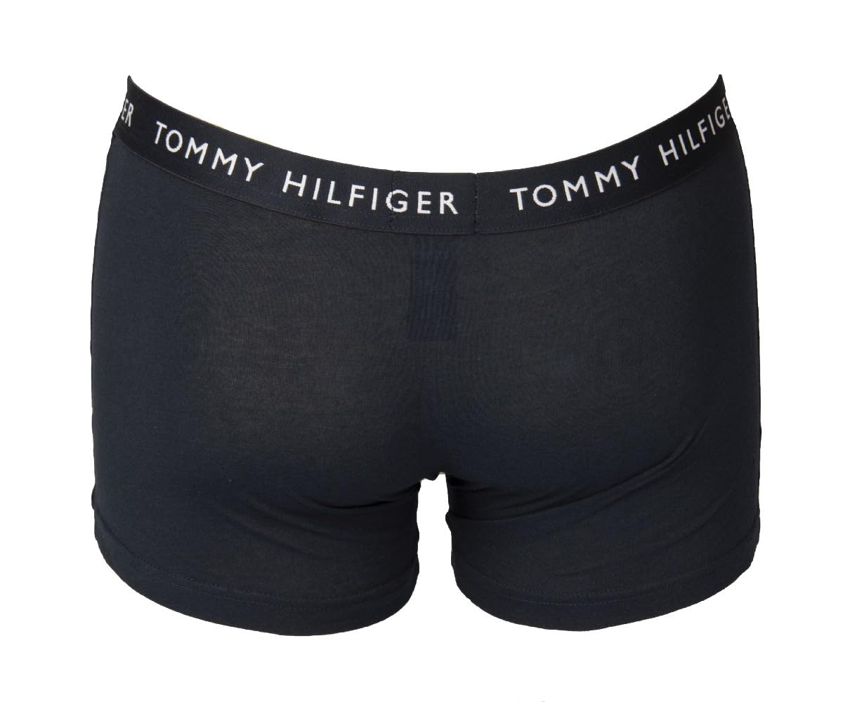Tommy Hilfiger Boxer Uomo TH Confezione 3 Pezzi Elastico a Vista Cotone Elasticizzato Underwear Articolo XM0XM02090 Trunk 3P, 0G2 Desertsky/Natnfrost/Triplestripe, M