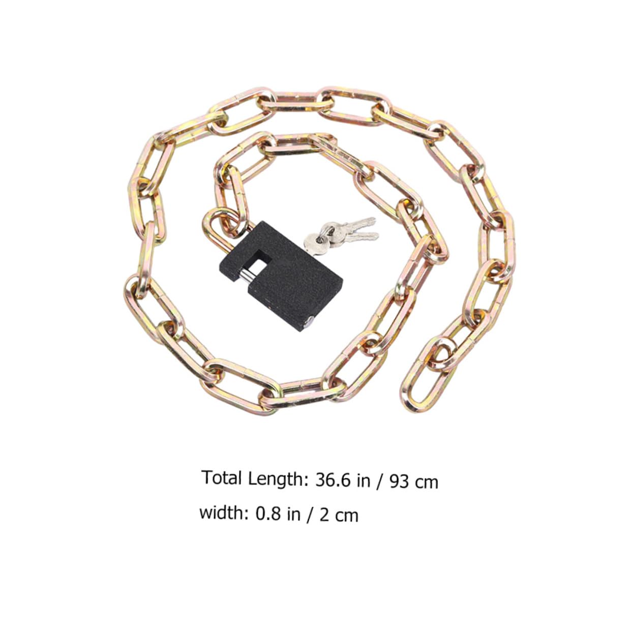 Catena Di Sicurezza Per Bici Blocco Antifurto Resistente Lucchetto Portatile Per Biciclette e Versatile e Adatto Per Attrezzature Sportive e Valigie