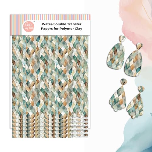 GOTO CLAY TOOLS ���ʗt�S�y�]�ʎ� - 6�� �|���}�[�S�y�p�]�ʎ� �W���G���[����p�|���}�[�S�y�]�ʃV�[�g (���n���]�ʎ�) TPUS-868