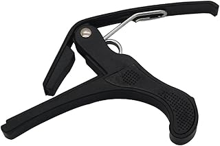 Guitar Capo for Acoustic and Electric Guitar Quick Change for Folk Acoustic Banjo Trigger Capo Key Clamp Black Color by Elrido