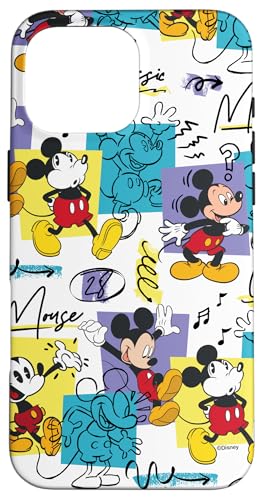 iPhone 16 Pro Max Disney Mickey Mouse Retro Classic Vintage Animation Designs Case
