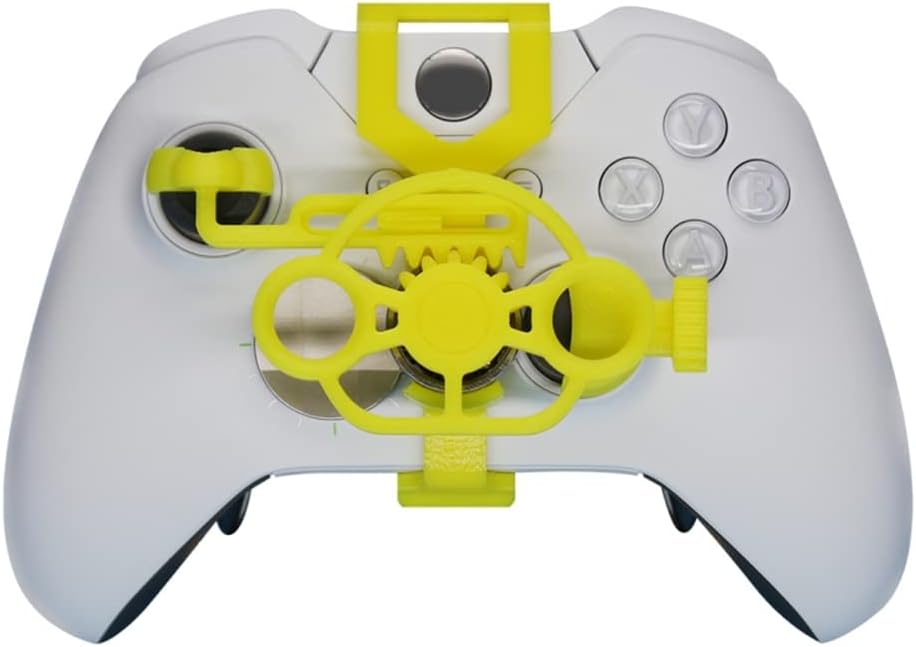 For Xboxone/X/S/Elite Racing Games Mini Steering 3D printing Wheel Auxiliary Controller Game Joystick Simulator Gamepad (red) - Image 7