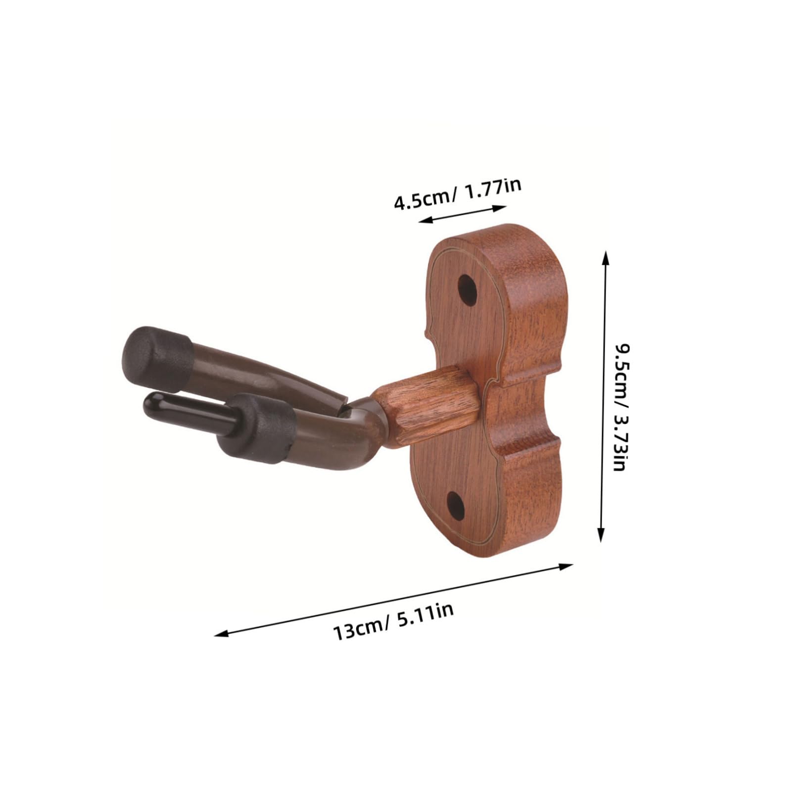 Totority Music Instrument Wall Mount Violin Hanger for Drywall Wall-Mounted Hook for Violin or Viola