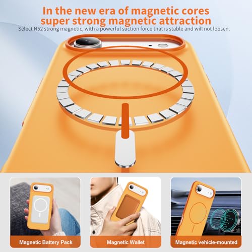 Coque iPhone 17 micro-sablée finition premium mate et magnétique