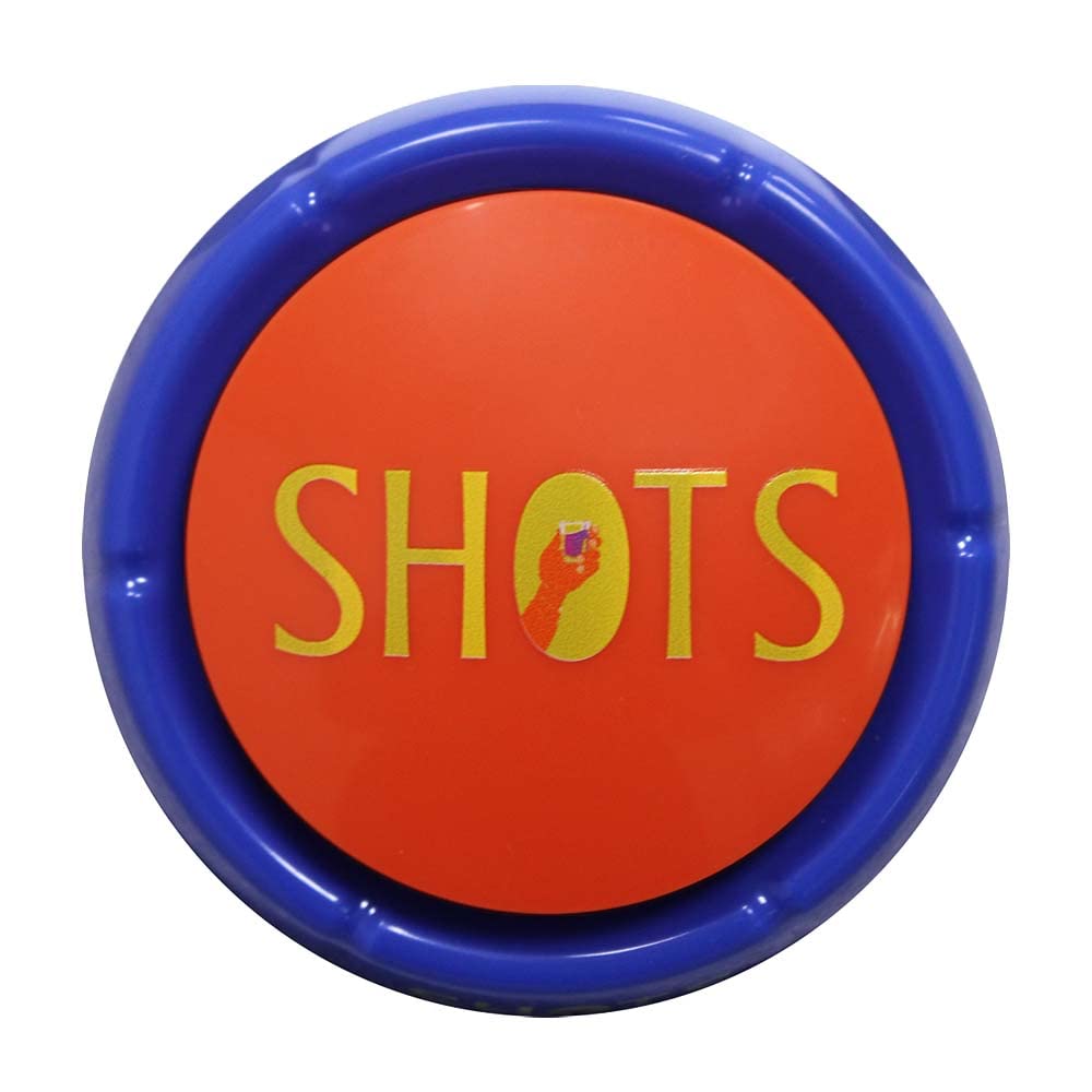 Talkie Toys Products Shots Button - Funny Talking Button for Party, Drinking Game, Happy Hour and More