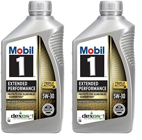 Mobil 1 98KE65 5W-30 Extended Performance Synthetic Motor Oil 1 Quart (Pack of 2)
