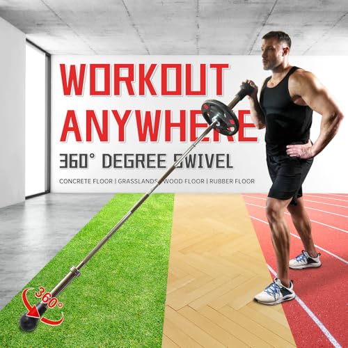 Image of CONREDA Landmine Attachment for Barbell,Barbell Landmine for Presses Rows Rotation Split Squats,Fits 2 inch Olympic Bars,T Bar Row Attachment for Gym Home