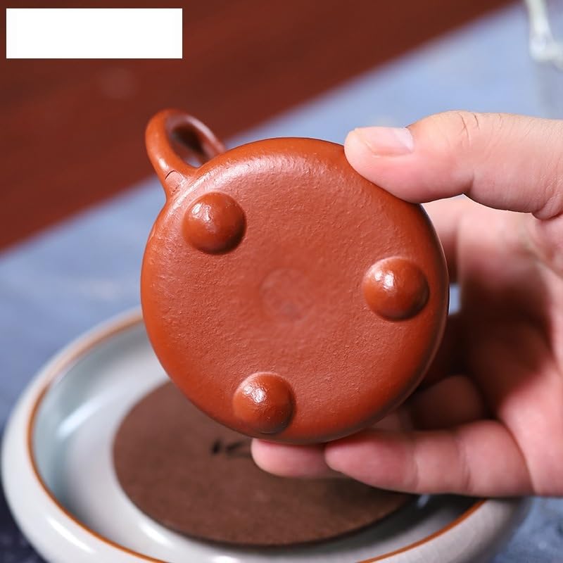 Ceramiczny czajniczek do herbaty i kawy, japoński wzór z fioletowej gliny, ręcznie wykonany, trwały, idealny do domu lub na prezent, eleganckie akcesoria kuchenne