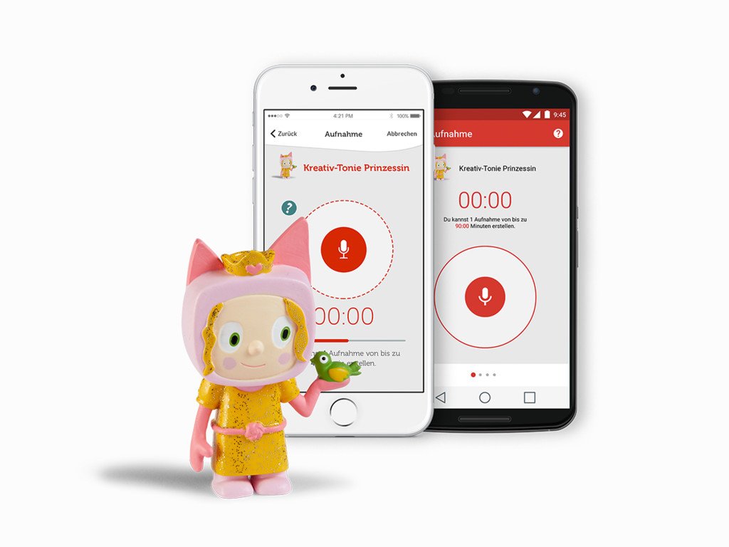 tonies Hörfiguren für Toniebox, Kreativ Prinzessin, zum Selbstbespielen, 90 Minuten Speicher für eigene Aufnahmen, Musik oder Gute-Nacht-Geschichten, geeignet für Kinder ab 3 Jahren - 3